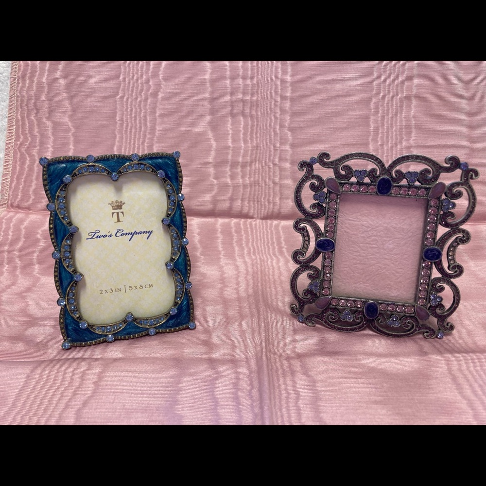 Vintage Bejeweled Picture Frames